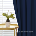 Cortinas de bolso azul marinho para haste